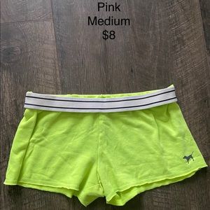 Pink Victoria’s Secret shorts